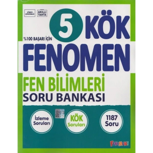 Fenomen Yayınları 5. Sınıf Fen Bilimleri KÖK Soru Bankası