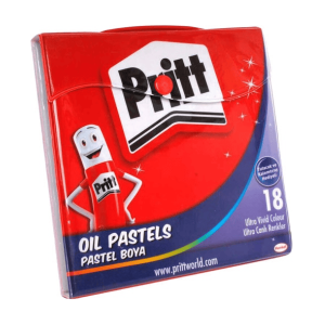 Pritt 18 Renk Çantalı Pastel Boya