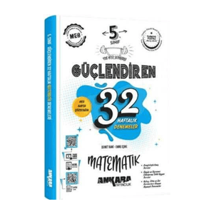 Ankara Yayıncılık 5.Sınıf Matematik 32 Haftalık Güçlendiren Kazanım Denemesi