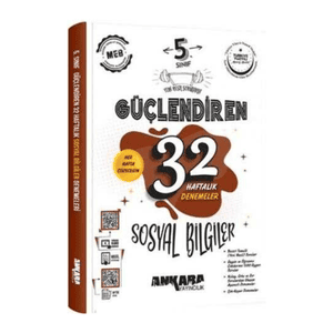Ankara Yayıncılık 5.Sınıf Sosyal Bilgiler 32 Haftalık Güçlendiren Kazanım Denemesi