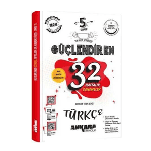 Ankara Yayıncılık 5.Sınıf Türkçe 32 Haftalık Güçlendiren Kazanım Denemesi