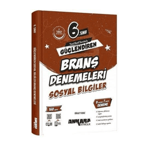 Ankara Yayıncılık 6.Sınıf Sosyal Bilgiler Branş Deneme