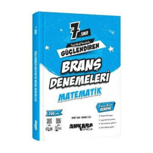 Ankara Yayıncılık 7.Sınıf Matematik Branş Deneme