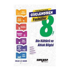 Ankara Yayıncılık 8. Sınıf Din Kültürü ve Ahlak Bilgisi Güçlendiren Fasiküller