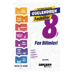 8. Sınıf Fen Bilimleri Güçlendiren Fasiküller Ankara Yayıncılık