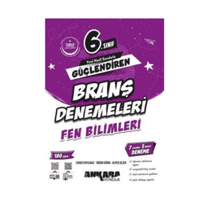 Ankara Yayıncılık 6.Sınıf Fen Bilimleri Branş Deneme