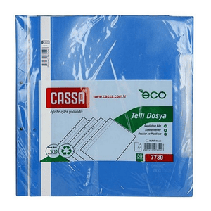Cassa Eco Plastik Mavi Dosya