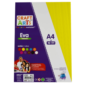 Craft and Arts A4 Kabartmalı Eva 10'lu