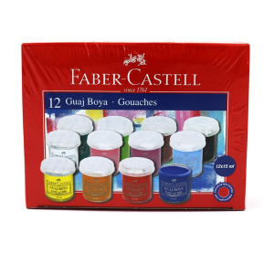 FC 12 renk Guaj Boya 12X15 ml