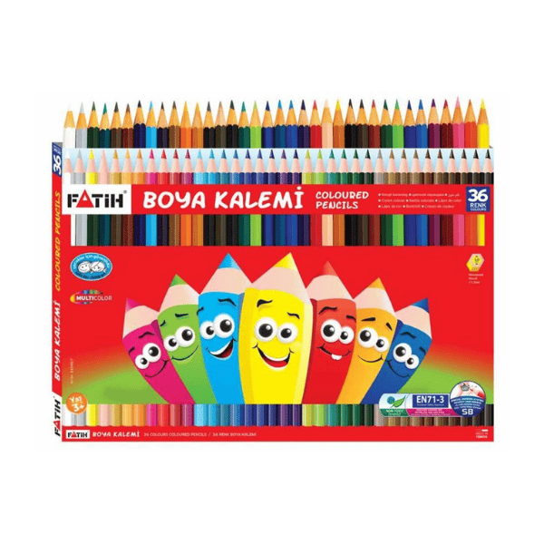 Fatih 36 Renk Kuruboya Kalemi
