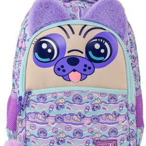 MUGGLE Dogg 3 Bölmeli Purple İlk Okul Sırt Çantası