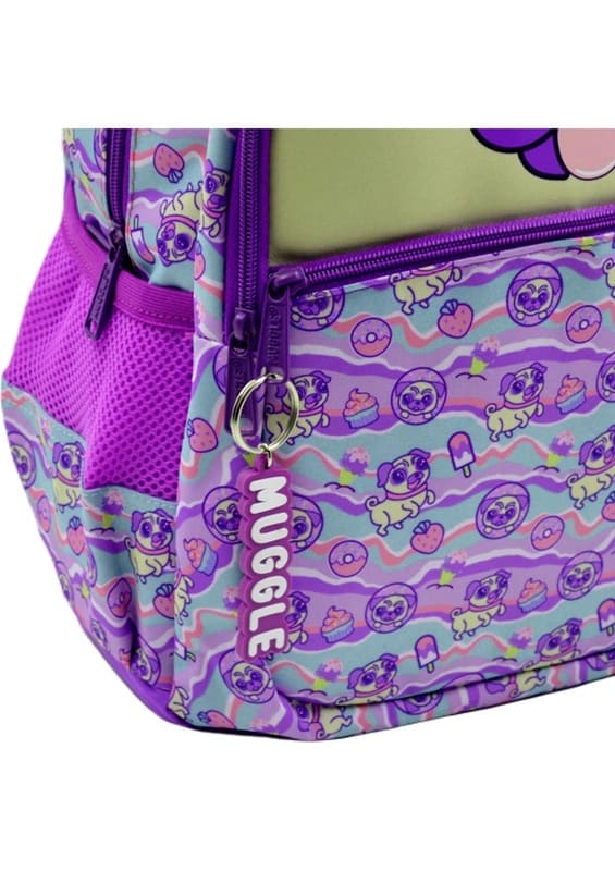 MUGGLE Dogg 3 Bölmeli Purple İlk Okul Sırt Çantası - Görsel 4