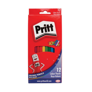 Pritt 12 Renk Kuru Boya Kalemi