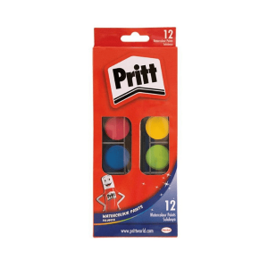 Pritt 12 Renk Suluboya Büyük Tablet