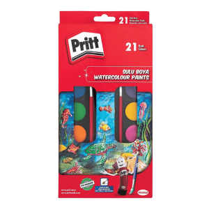 Pritt 21 Renk Suluboya Büyük Tablet