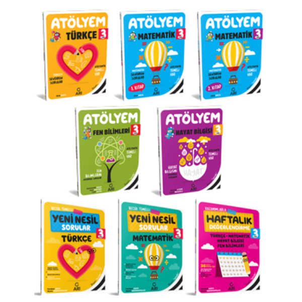 3. Sınıf Atölyem Set (8 Kitap)