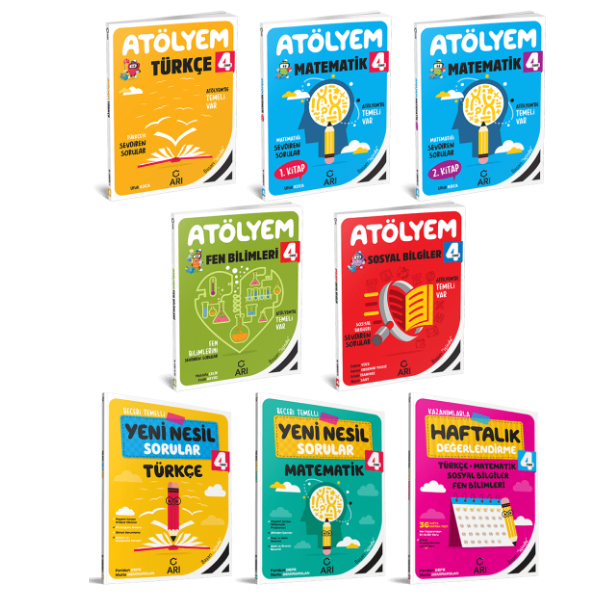 4. Sınıf Atölyem Set (8 Kitap) - Görsel 2