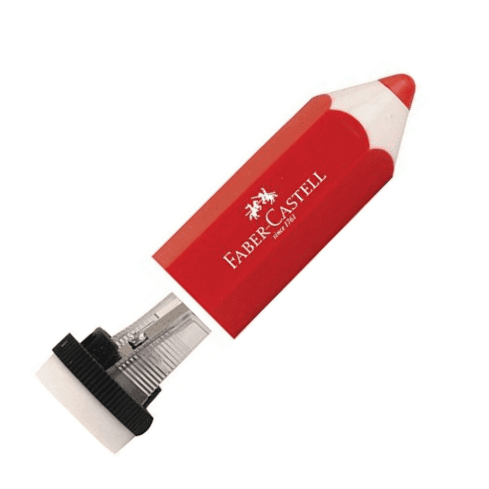 Faber-Castell Kalem Şekilli Hazneli Kalemtıraş 3 Faber-Castell Kalem Şekilli Hazneli Kalemtıraş - Görsel 3