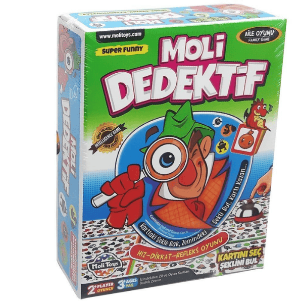 Moli Toys Moli Dedektif - Hız, Dikkat ve Refleks Geliştirici Akıl Oyunları