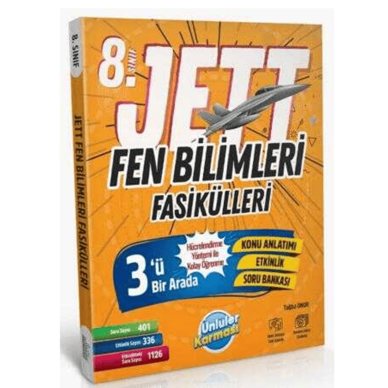 Ünlüler Karması 8. Sınıf Fen Bilimleri JETT Soru Fasikülleri