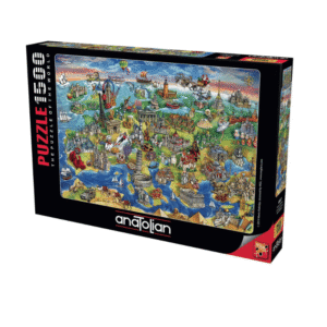 Anatolian Puzzle 1500 Parça Avrupa Haritası