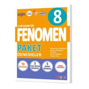 Fenomen Okul 8.Sınıf Tüm Dersler Paket Denemeler (10 Deneme)