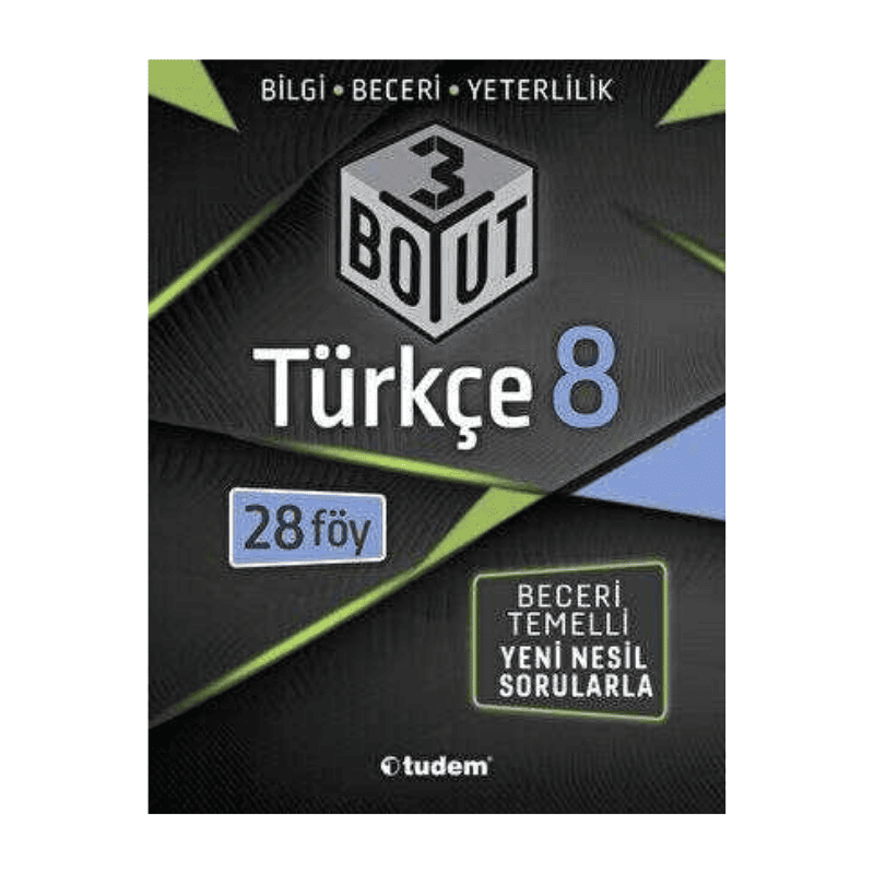 Tudem Yayınları 8. Sınıf Türkçe 3 Boyut 28 li Föy 1 Tudem Yayınları 8. Sınıf Türkçe 3 Boyut 28 li Föy